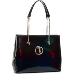 Torebka TRUSSARDI JEANS - Alba Tote Lg Mirror 75B00930 K299. Czarne torebki klasyczne damskie Trussardi Jeans, bez wzorów, z jeansu, klasyczne, bez dodatków. W wyprzedaży za 449,00 zł.