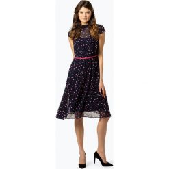 Esprit Collection - Sukienka damska, niebieski. Niebieskie sukienki damskie marki Esprit Collection, na imprezę, w paski, ze stójką, bez rękawów, midi. Za 359,95 zł.