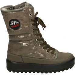 Botki - 30234 TAL TOR. Szare botki damskie marki Venezia, z materiału. Za 399,00 zł.