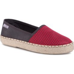 Espadryle BIG STAR - DD274430 Red. Szare espadryle damskie BIG STAR, bez wzorów, z tworzywa sztucznego, bez obcasa, na płaskiej podeszwie. W wyprzedaży za 69,00 zł.