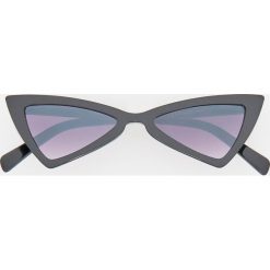 Okulary przeciwsłoneczne - Czarny. Czarne okulary przeciwsłoneczne damskie marki Reserved. Za 49,99 zł.