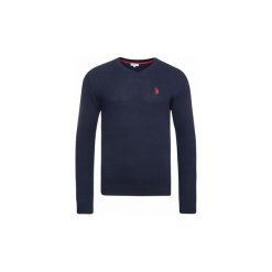 Swetry U.S Polo Assn. Sweter U.S Polo Assn. V-Neck Pullover Navy 51894V-177. Niebieskie swetry klasyczne męskie marki U.S. Polo Assn., s, polo. Za 139,00 zł.