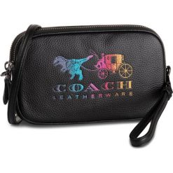 Torebka COACH - Rxy Crg Sdie 72383 GM/Black Multi. Czarne listonoszki damskie Coach, z aplikacjami, ze skóry, zdobione, bez dodatków. Za 969,00 zł.