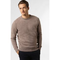 Andrew James - Sweter męski, beżowy. Brązowe swetry męskie Andrew James, m, bez wzorów, z wełny, bez kołnierzyka, bez kaptura. Za 179,95 zł.