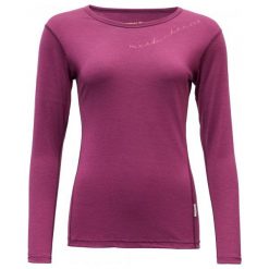 Devold Koszulka Damska Breeze Woman Shirt Cayenne S. Czerwone bluzki sportowe damskie marki Devold, s, z wełny, z długim rękawem. Za 285,00 zł.