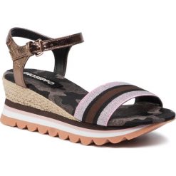 Espadryle GIOSEPPO - Forti 48910 Camouflage. Pomarańczowe espadryle damskie Gioseppo, bez wzorów, ze skóry ekologicznej, bez obcasa, na obcasie. W wyprzedaży za 169,00 zł.