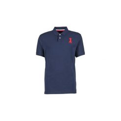 Koszulki polo z krótkim rękawem Hackett NEW CLASSIC. Niebieskie koszulki męskie Hackett, s, bez wzorów, polo, z krótkim rękawem, krótkie. W wyprzedaży za 279,30 zł.