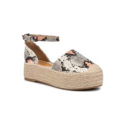 DeeZee WS20011-01 Różowy. Różowe espadryle damskie DeeZee, bez wzorów, ze skóry ekologicznej, bez obcasa. Za 79,99 zł.