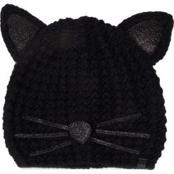 Czapka KARL LAGERFELD - 201W3409 Black. Czarne czapki damskie KARL LAGERFELD, na zimę, bez wzorów, z materiału. W wyprzedaży za 209,00 zł.