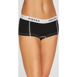 Pieces - Figi. Czarne figi damskie marki Pieces, s, z bawełny. W wyprzedaży za 29,90 zł.