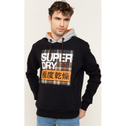 Bluza Superdry Crafted M2000101A. Czarne bluzy męskie Superdry, xxl, bez wzorów, z bawełny, bez kołnierzyka, bez rękawów, bez kaptura. W wyprzedaży za 319,00 zł.