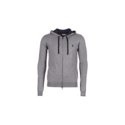 Swetry rozpinane / Kardigany U.S Polo Assn. ALF HOODY ZIP. Szare kardigany męskie marki U.S. Polo Assn., m, polo. Za 351,20 zł.