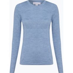 Brookshire - Damski sweter z wełny merino, niebieski. Niebieskie swetry damskie marki brookshire, xl, bez wzorów, z wełny, bez rękawów, bez kaptura. Za 129,95 zł.