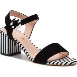 Sandały L37 - Dazzling Dance P2Z11 Czarny. Czarne klapki damskie marki L37, bez wzorów, ze skóry, bez obcasa, na obcasie. Za 469,00 zł.