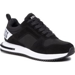 Sneakersy BIKKEMBERGS - Low Top Lace Up B4BKW0040 Black. Czarne półbuty damskie Bikkembergs, bez wzorów, ze skóry, bez kołnierzyka. W wyprzedaży za 699,00 zł.