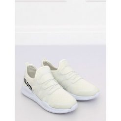 Buty sportowe białe TRINA. Białe buty sportowe damskie FunKee.pl, bez wzorów, z tkaniny, sportowe. Za 81,99 zł.