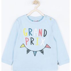 Coccodrillo - Longsleeve dziecięcy 68-86 cm. Niebieskie t-shirty chłopięce COCCODRILLO, z nadrukiem, z dzianiny, z długim rękawem. Za 42,90 zł.