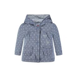 Kanz Girls Bluza z kapturem, niebieski - Gr.Niemowlę (0 - 6 miesięcy). Niebieskie bluzy niemowlęce marki Kanz, bez wzorów, z elastanu, bez rękawów, z kapturem. Za 89,00 zł.