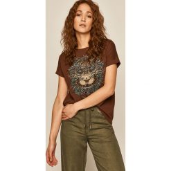 Medicine - T-shirt Nature Neutral. Białe bluzki damskie MEDICINE, s, z nadrukiem, z bawełny, casualowe, z okrągłym kołnierzem, z krótkim rękawem. W wyprzedaży za 47,90 zł.