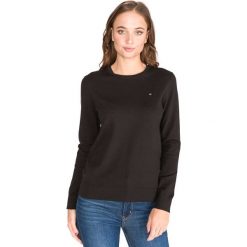 Tommy Hilfiger Taly Sweter Czarny. Czarne bluzy damskie TOMMY HILFIGER, m, bez wzorów, z bawełny, bez rękawów, bez kaptura. Za 498,95 zł.