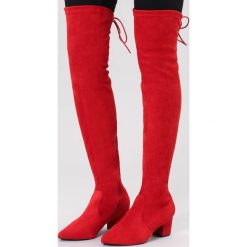 Czerwone Kozaki Stand Alone. Czerwone buty zimowe damskie vices, z materiału, ze szpiczastym noskiem, na wysokim obcasie, na obcasie. Za 169,99 zł.