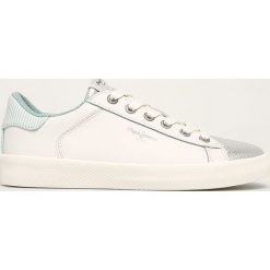Pepe Jeans - Buty Kioto One. Żółte buty sportowe damskie Pepe Jeans, z jeansu. W wyprzedaży za 259,90 zł.