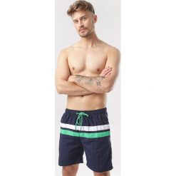 Granatowe Szorty Lorailla. Niebieskie spodenki i szorty męskie Born2be, xl, bez wzorów. W wyprzedaży za 39,99 zł.