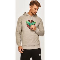 Diesel - Bluza. Szare bluzy męskie Diesel, s, z nadrukiem, z bawełny, z kapturem, bez rękawów, z kapturem. W wyprzedaży za 359,90 zł.