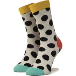 Skarpety Wysokie Damskie HAPPY SOCKS - BDO01-1300 Kolorowy. Skarpetki damskie Happy Socks, bez wzorów, z elastanu. Za 39,90 zł.