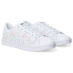 Desigual Tenisówki Damskie Tennis Canvas Embroider 38 Białe. Brązowe trampki i tenisówki damskie Desigual, bez wzorów, bez zapięcia. Za 299,00 zł.