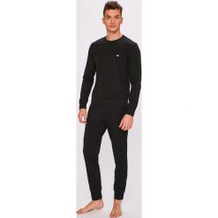 Emporio Armani - Piżama. Czarne piżamy męskie marki Emporio Armani, s, z elastanu. Za 439,90 zł.