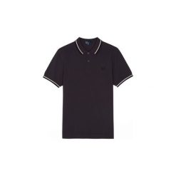 Koszulki polo z krótkim rękawem Fred Perry Twin Tipped Polo Black Grape. Szare koszulki męskie Fred Perry, s, bez wzorów, z krótkim rękawem. Za 257,95 zł.