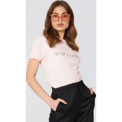 Acqua Limone T-shirt Classic - Pink. Różowe t-shirty męskie marki Acqua Limone, z nadrukiem. Za 202,95 zł.