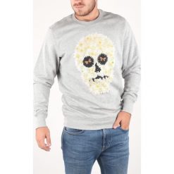 Diesel S-Joe-Qb Bluza Szary. Szare bluzy męskie Diesel, s, z haftami, z bawełny. Za 156,95 zł.
