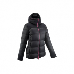 Kurtka trekkingowa puchowa Trek 900 warm damska. Szare kurtki damskie FORCLAZ, xl, bez wzorów, z elastanu, bez kaptura, trekkingowe. Za 399,99 zł.