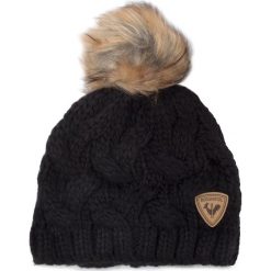 Czapka ROSSIGNOL - Marly RLIWH03 Black 200. Czarne czapki damskie Rossignol, bez wzorów, z materiału. Za 149,00 zł.