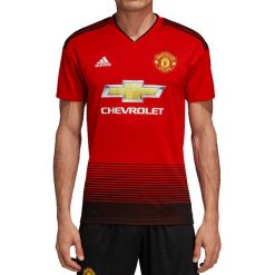 Adidas Manchester United Home Jsy CG0040. Czerwone t-shirty męskie Adidas, xs, bez wzorów, z poliesteru, bez kołnierzyka. W wyprzedaży za 249,99 zł.
