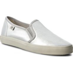 Tenisówki MARC O'POLO - 702 13943502 110 Silver. Szare półbuty damskie Marc O'Polo, bez wzorów, ze skóry, bez zapięcia. W wyprzedaży za 199,00 zł.