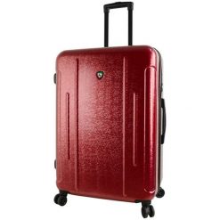 Mia Toro walizka podróżna M1239/3-L, burgundowa. Czerwone walizki Mia Toro, bez wzorów, eleganckie. Za 559,00 zł.