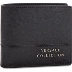 Duży Portfel Męski VERSACE COLLECTION - V930121 VM00043 V000C Nero. Czarne portfele męskie marki Versace Collection, ze skóry. Za 599,00 zł.