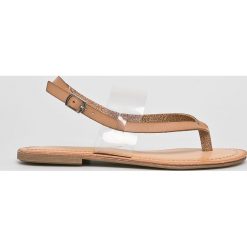 Steve Madden - Sandały Sieenna. Klapki damskie Steve Madden, bez wzorów, ze skóry, bez obcasa, na obcasie. W wyprzedaży za 99,90 zł.