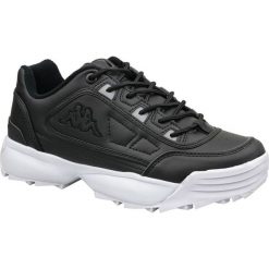 Kappa Rave 242681-1110 42 Czarne. Czarne buty sportowe damskie Kappa, bez wzorów, ze skóry, sportowe. W wyprzedaży za 139,99 zł.