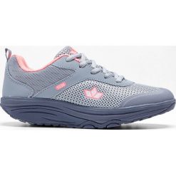 Sneakersy Lico bonprix szaro-łososiowy. Szare buty sportowe damskie bonprix, z materiału. Za 189,99 zł.