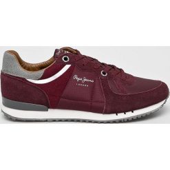 Pepe Jeans - Buty. Brązowe buty skate męskie Pepe Jeans, z jeansu, na sznurówki. W wyprzedaży za 279,90 zł.