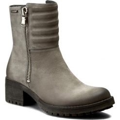 Botki SERGIO BARDI - Isidora FW127290917RB 609. Szare botki damskie na obcasie marki Sergio Bardi, z nubiku. W wyprzedaży za 239,00 zł.