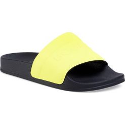 Klapki BOGNER - Belize L 4 C 201-B797 Neon Yellow. Żółte klapki damskie Bogner, bez wzorów, z tworzywa sztucznego, bez obcasa. W wyprzedaży za 269,00 zł.