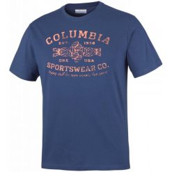 T-SHIRT ROUGH N' ROCKY CARBON. Pomarańczowe t-shirty męskie Columbia, m, z aplikacjami, z bawełny, klasyczne, z klasycznym kołnierzykiem. Za 109,99 zł.