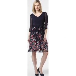 Esprit Collection - Sukienka damska, niebieski. Niebieskie sukienki damskie Esprit Collection, s, z haftami, bez kołnierzyka, bez rękawów. Za 399,95 zł.