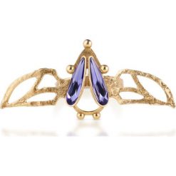 RABAT Srebrny Pierścionek - srebro 925, Swarovski. Szare pierścionki damskie marki W.KRUK, srebrne. W wyprzedaży za 149,00 zł.