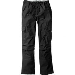 Bojówki męskie: Spodnie bojówki Loose Fit Straight bonprix czarny